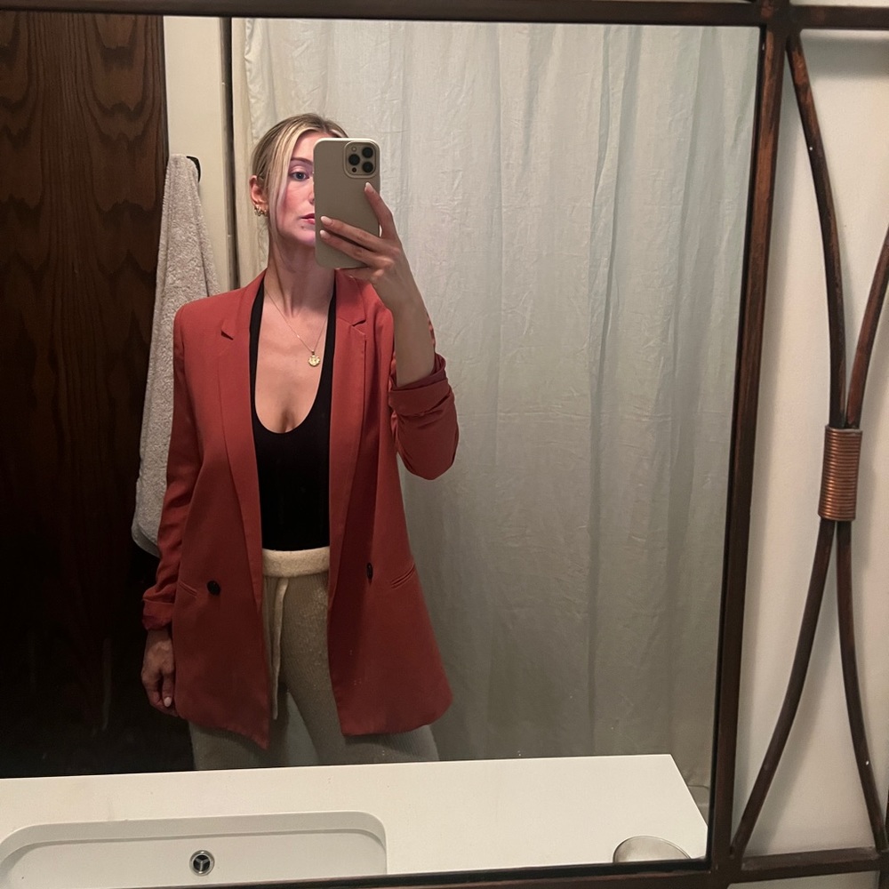 Light Pink Oversized Blazer